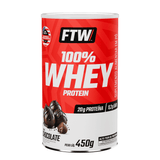 100% Whey Protein 450g Sabor Chocolate - FTW