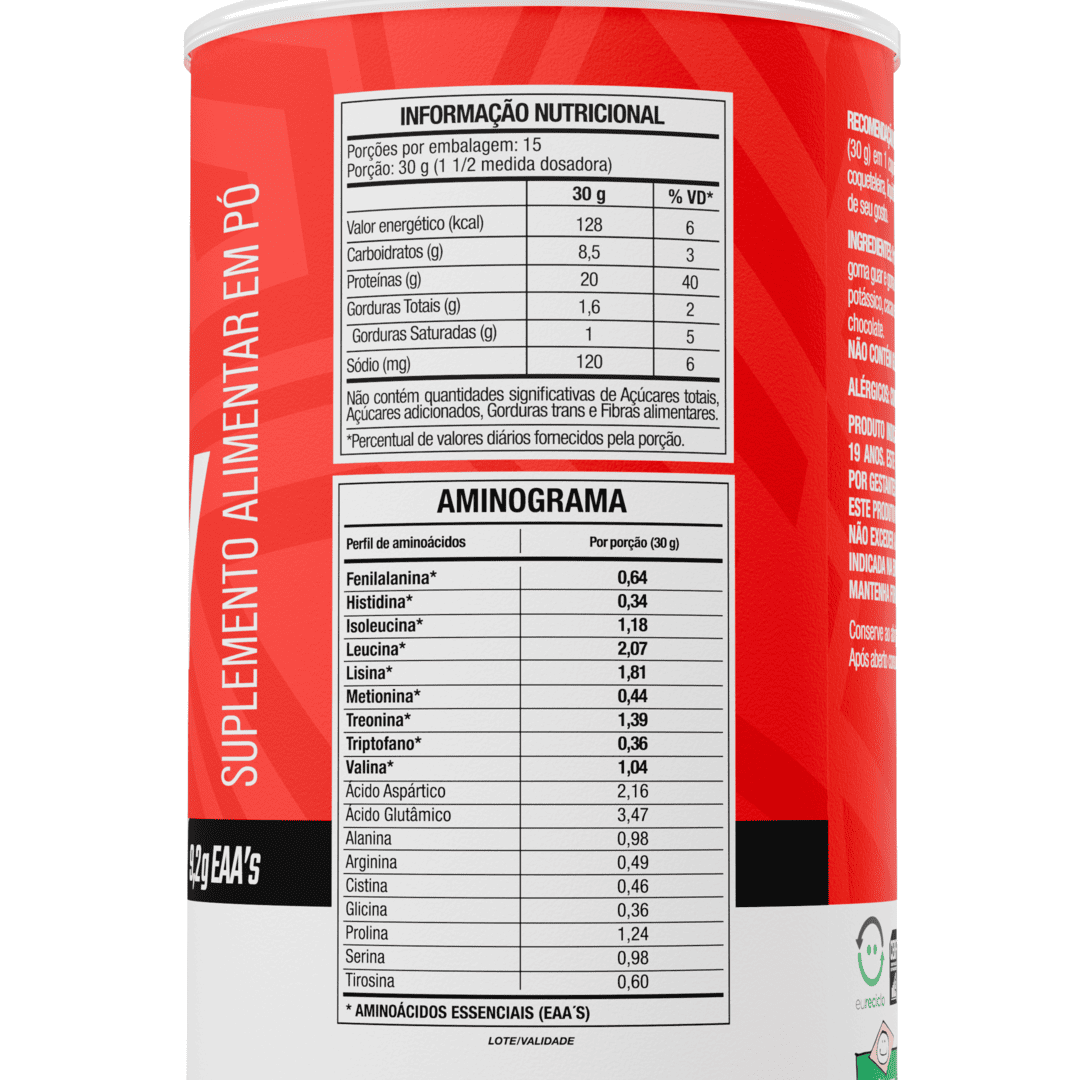 100% Whey Protein 450g Sabor Chocolate - FTW