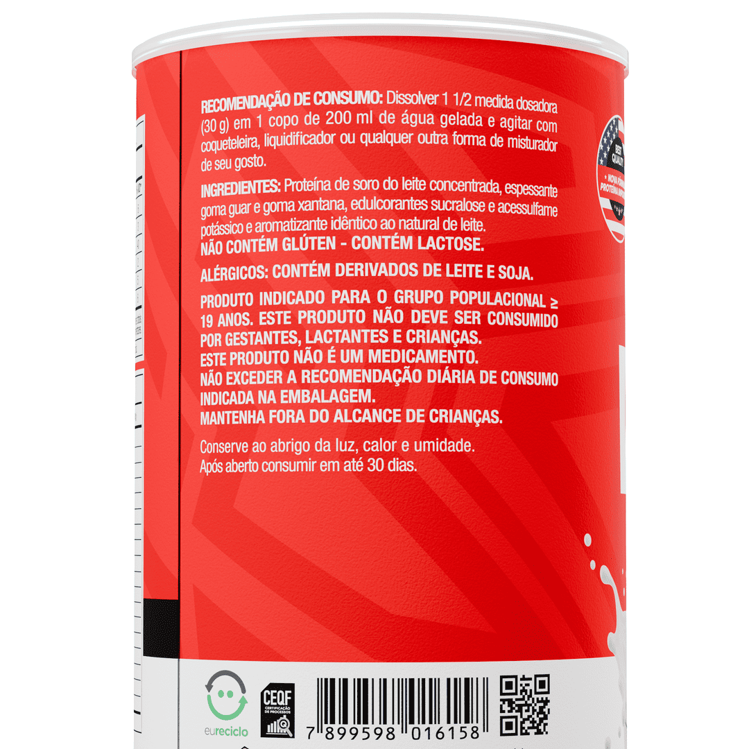 100% Whey Protein Leite 450g - FTW