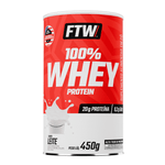 100% Whey Protein Leite 450g - FTW