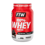 100% Whey Protein Concentrado Chocolate 900g - FTW