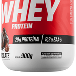 100% Whey Protein Concentrado Chocolate 900g - FTW
