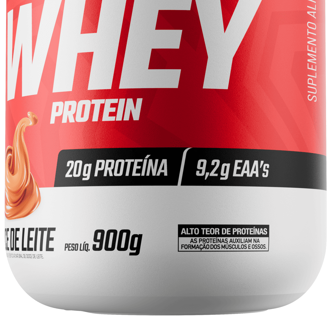 100% Whey Protein Concentrado Doce de Leite 900g - FTW