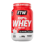 100% Whey Protein Concentrado Leite 900g - FTW