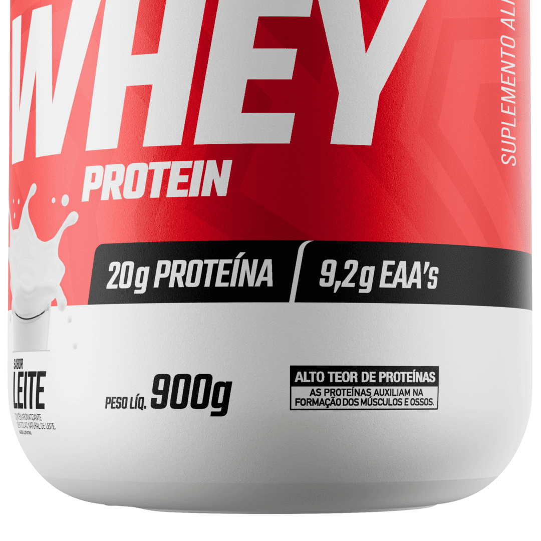 100% Whey Protein Concentrado Leite 900g - FTW