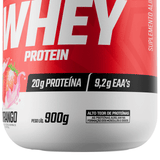 100% Whey Protein Concentrado Morango 900g - FTW