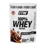 100% Whey Protein Chocolate Double 1kg Refil - FTW