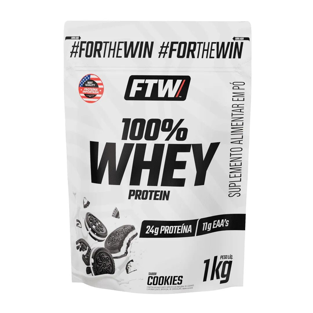 100% Whey Protein Cookies 1kg Refil - FTW