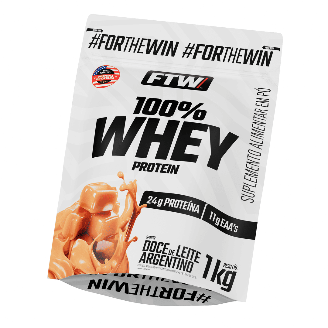 100% Whey Protein Refil 1 Kg - FTW