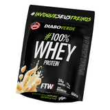 100% Whey Protein Refil Morango 900g - Diabo Verde