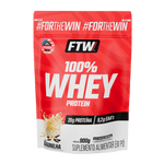 100% Whey Protein Concentrado Baunilha Refil 900g - FTW