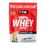 100% Whey Protein Concentrado Baunilha Refil 900g - FTW