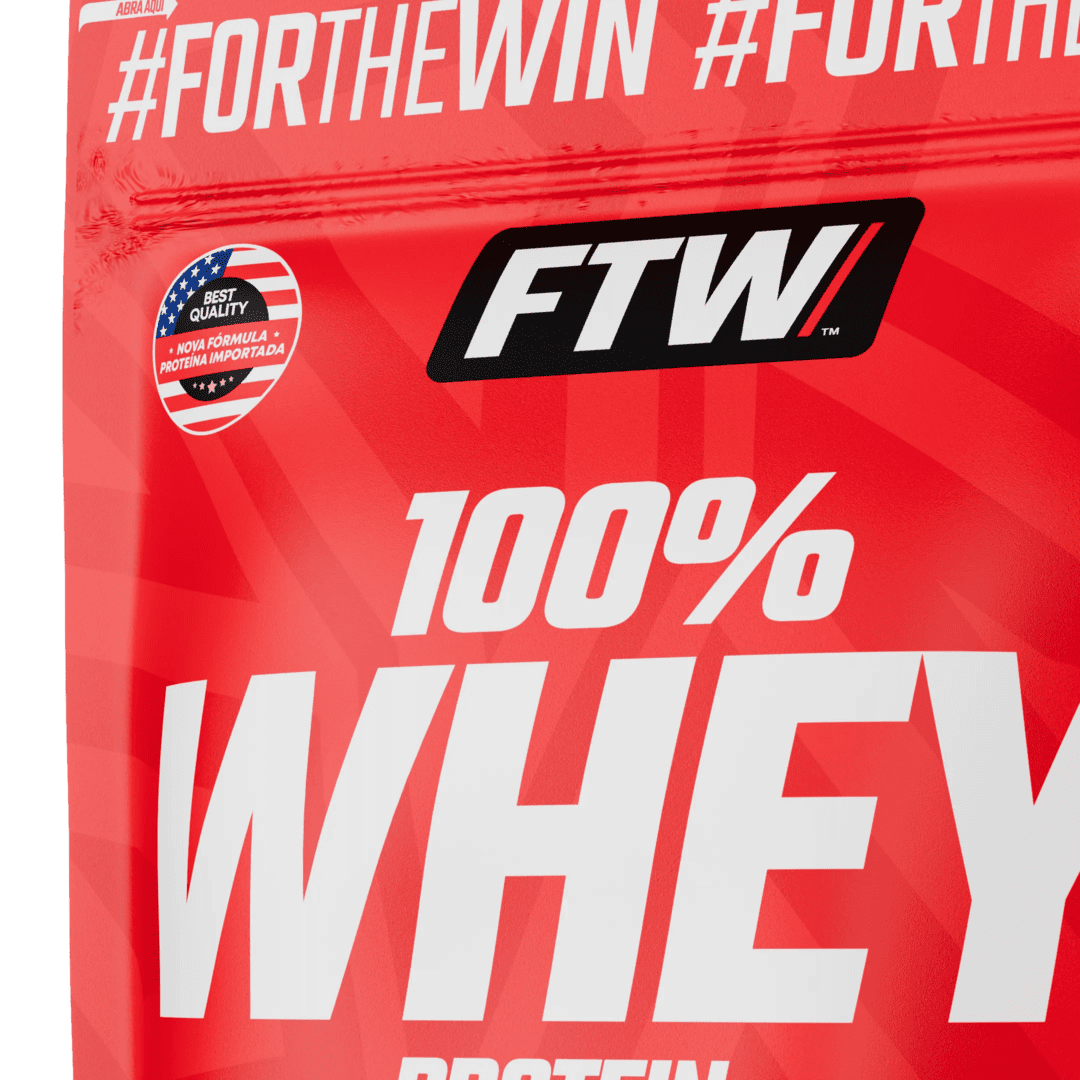 100% Whey Protein Concentrado Baunilha Refil 900g - FTW