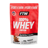 100% Whey Protein Concentrado Chocolate Maltado Refil 900g - FTW