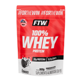 100% Whey Protein Concentrado Cookies Refil 900g - FTW