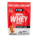 100% Whey Protein Concentrado Sabor Doce de Leite Refil 900g - FTW