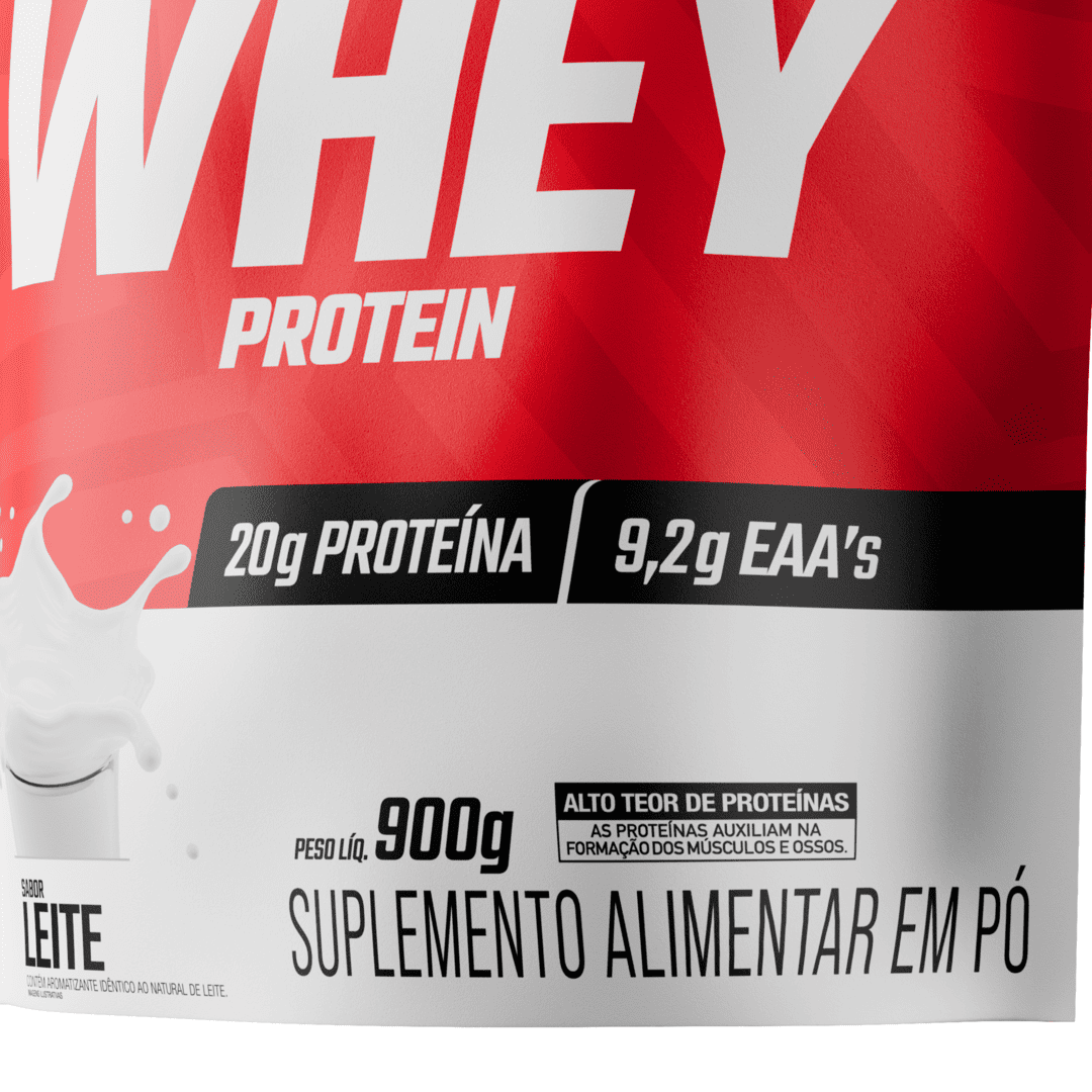 100% Whey Protein Concentrado Leite Refil 900g - FTW