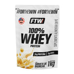 100% Whey Protein Sorvete de Baunilha 1kg Refil - FTW