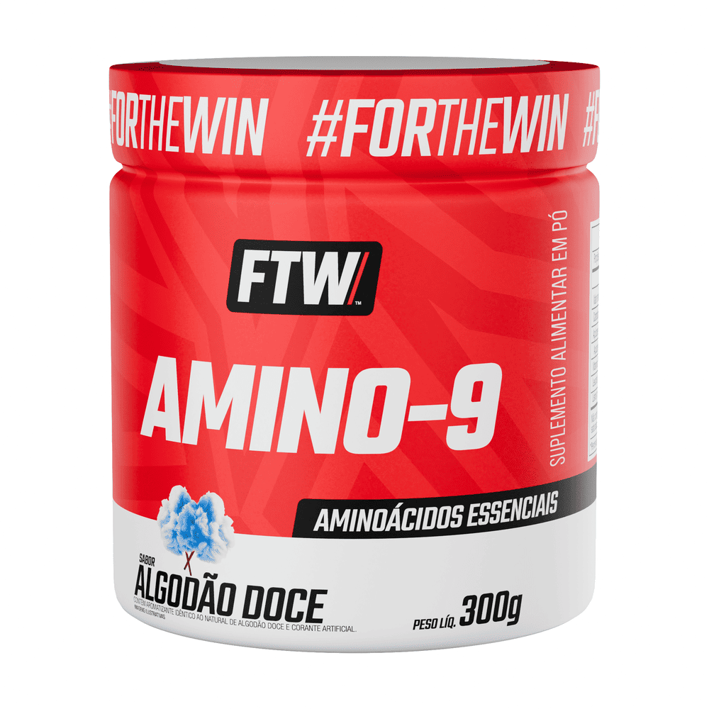 Amino-9 Essenciais 300g Sabor Algodão Doce - FTW