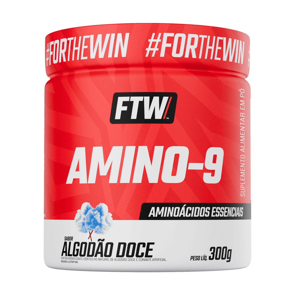 Amino-9 Essenciais 300g Sabor Algodão Doce - FTW