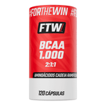 BCAA 1.000 2:1:1 120 Cápsulas - FTW