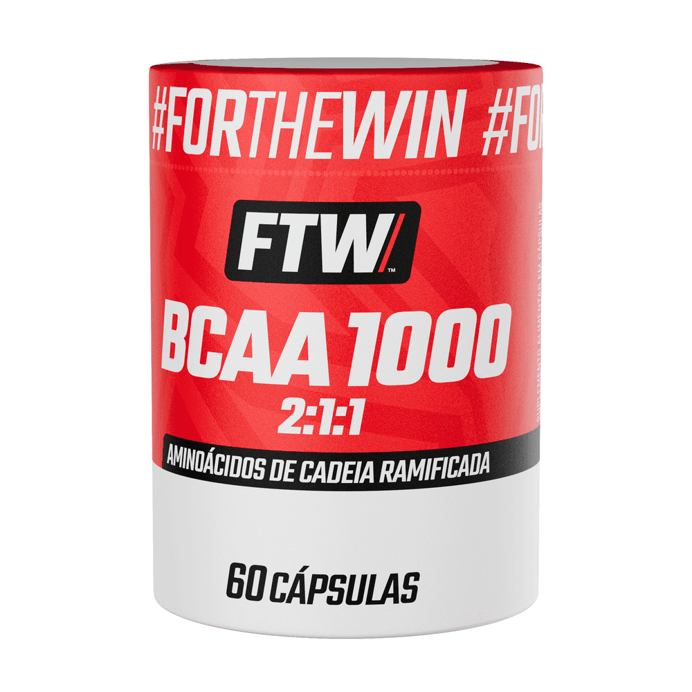 BCAA 1.000 2:1:1 60 Cápsulas - FTW