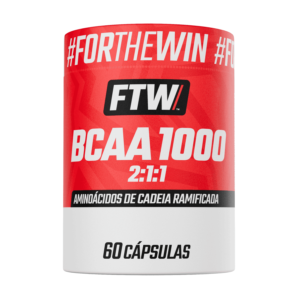 BCAA 1.000 2:1:1 60 Cápsulas - FTW