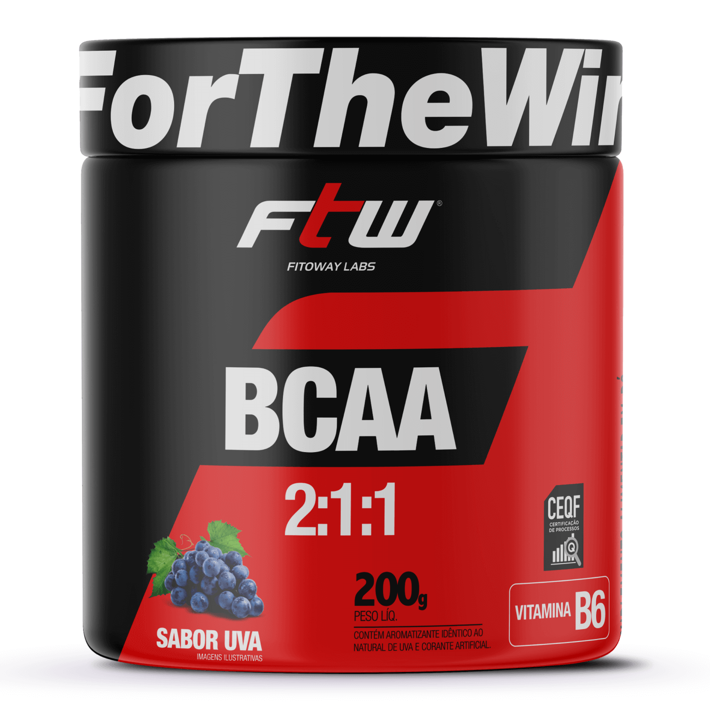 BCAA 2:1:1 200g Sabor Uva - FTW