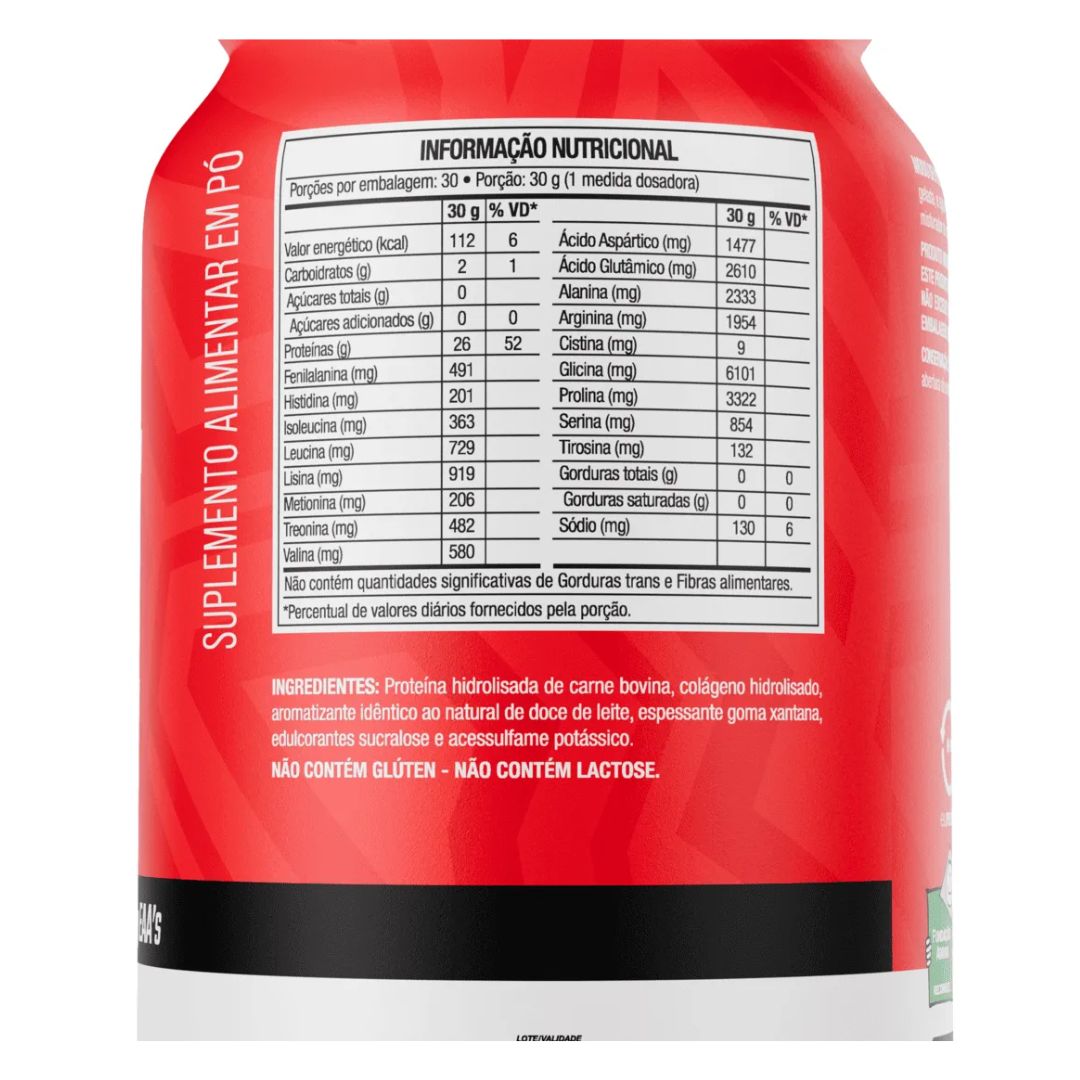 Beef Hydro Protein Doce de Leite Zero Lactose 900g - FTW