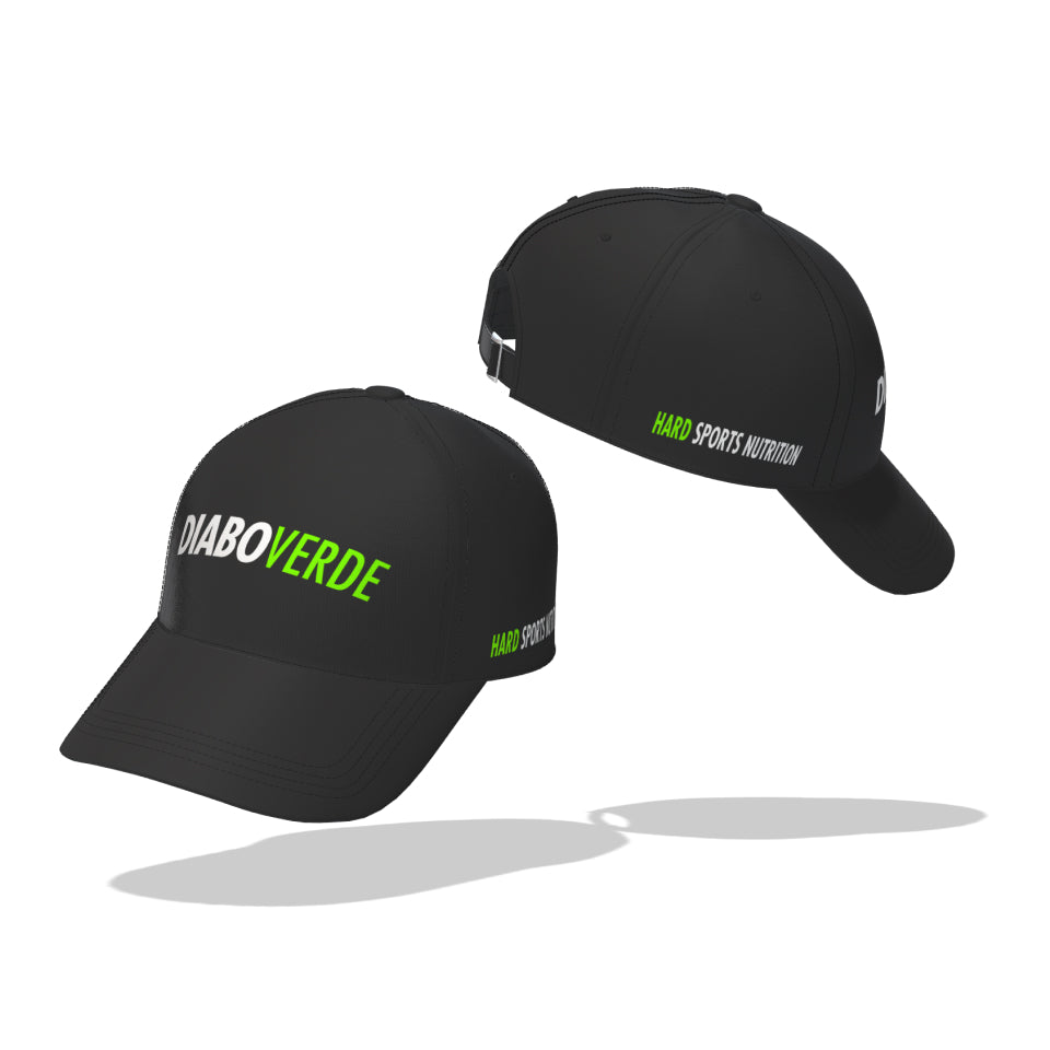 Boné Aba Curva Preto - Diabo Verde
