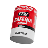 Cafeína Anidra 200mg 30 Cápsulas - FTW