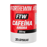 Cafeína Anidra 200mg 30 Cápsulas - FTW