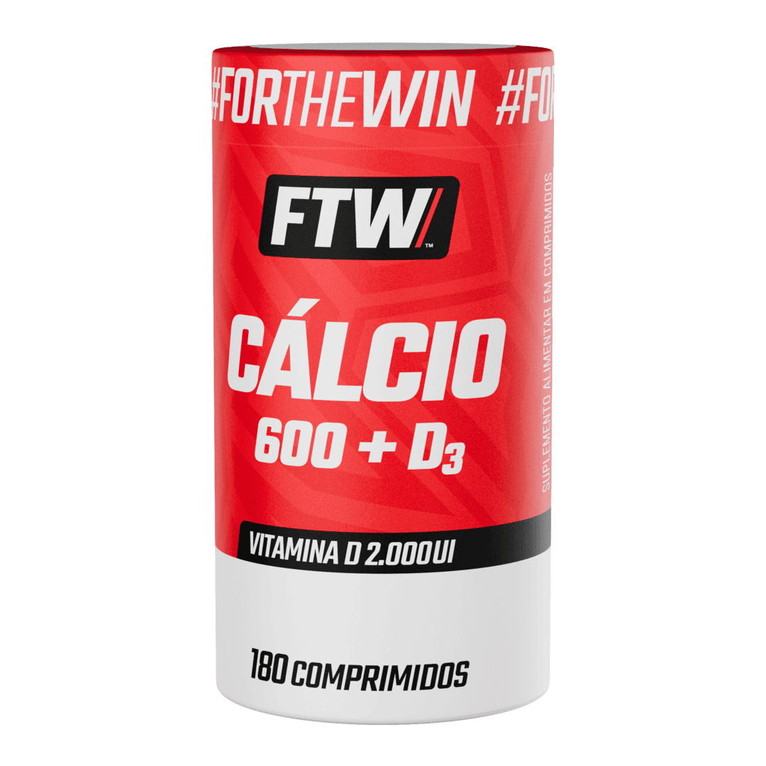 Cálcio 600 + D3 180 Comprimidos - FTW