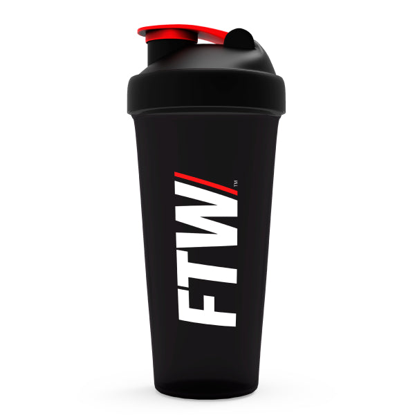 Coqueteleira Fumê Tampa Preta 600ml - FTW