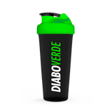Coqueteleira Fumê Tampa Verde 600ml - Diabo Verde