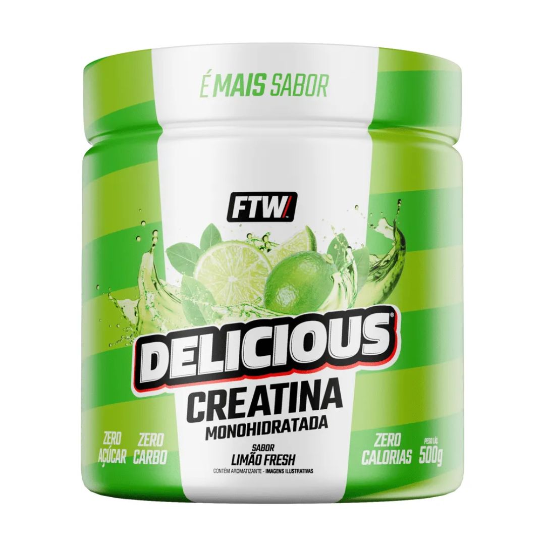 Creatina Delicious 500g Limão Fresh