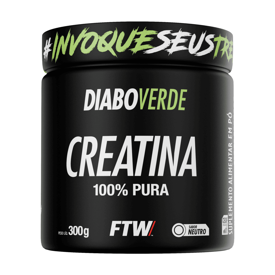 Creatina Monohidratada 300g Diabo Verde 