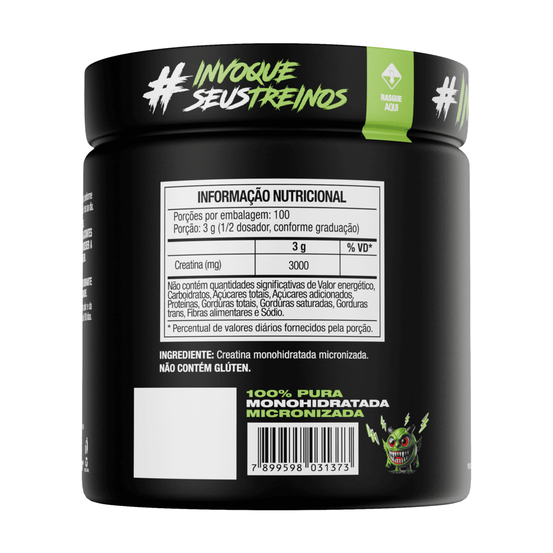 Creatina Monohidratada 300g Diabo Verde 