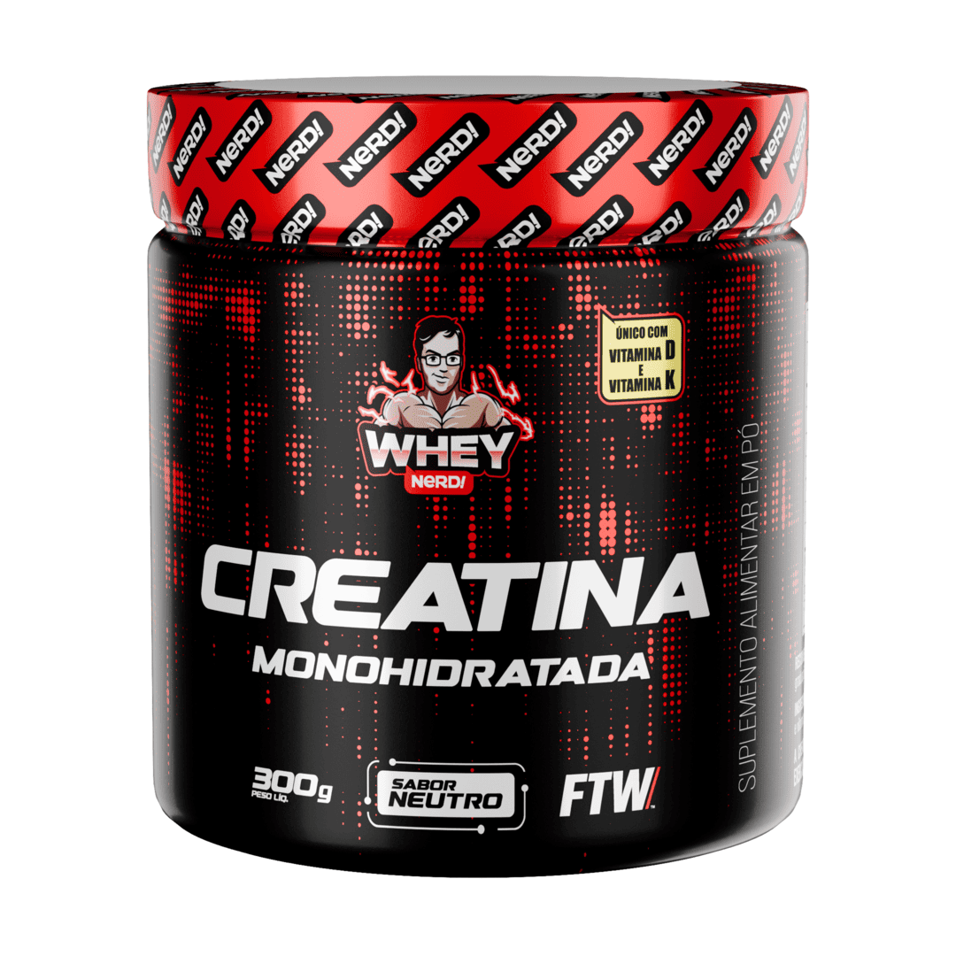 Creatina Monohidratada 300g - Whey Nerd