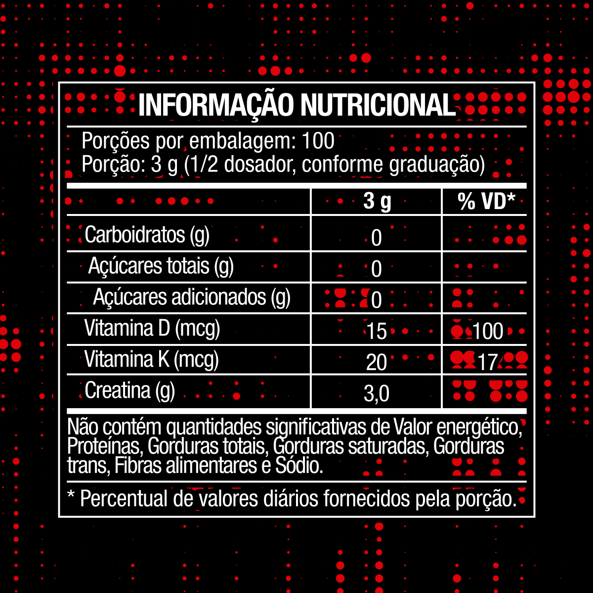 Creatina Monohidratada 300g - Whey Nerd