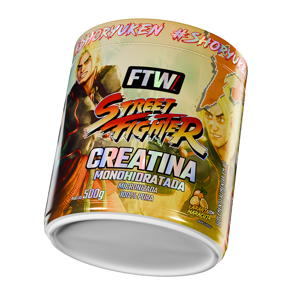 Creatina Monohidratada Street Fighter - Ken - Laranja com Maracujá 500g