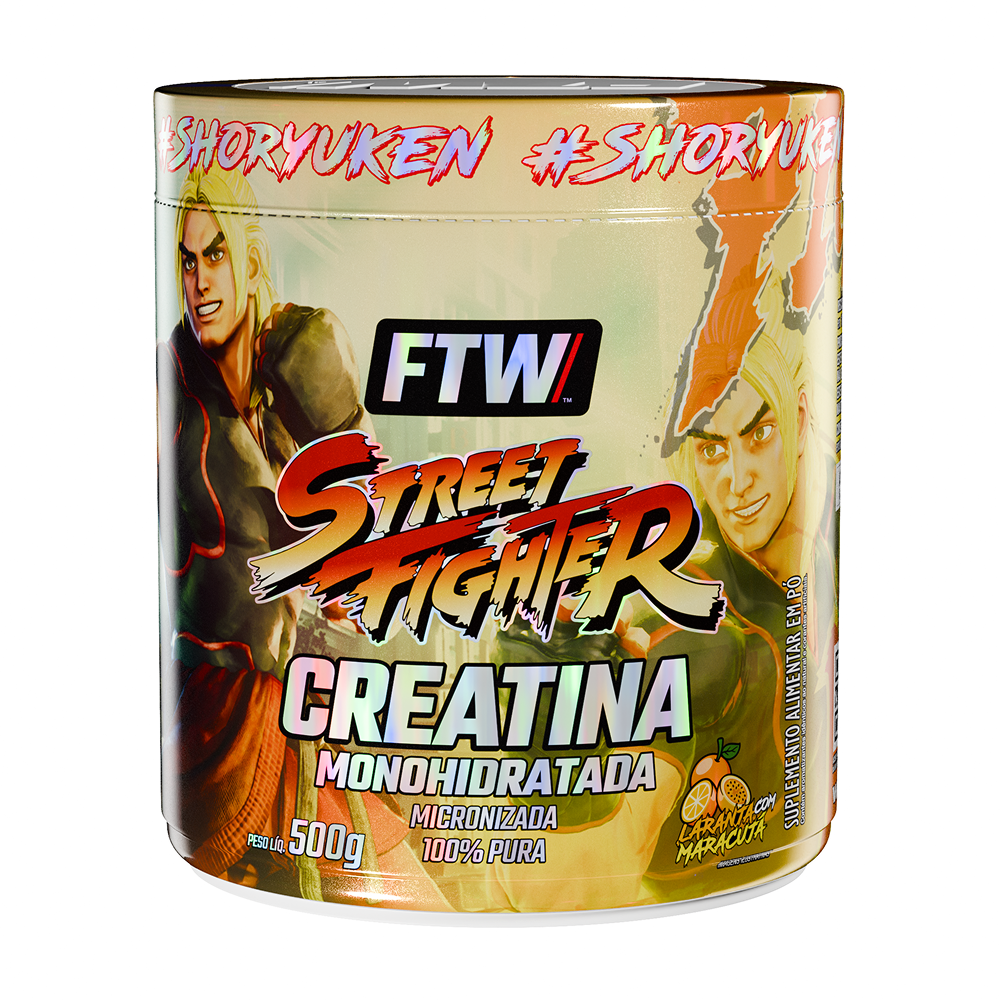 Creatina Monohidratada Street Fighter - Ken - Laranja com Maracujá 500g