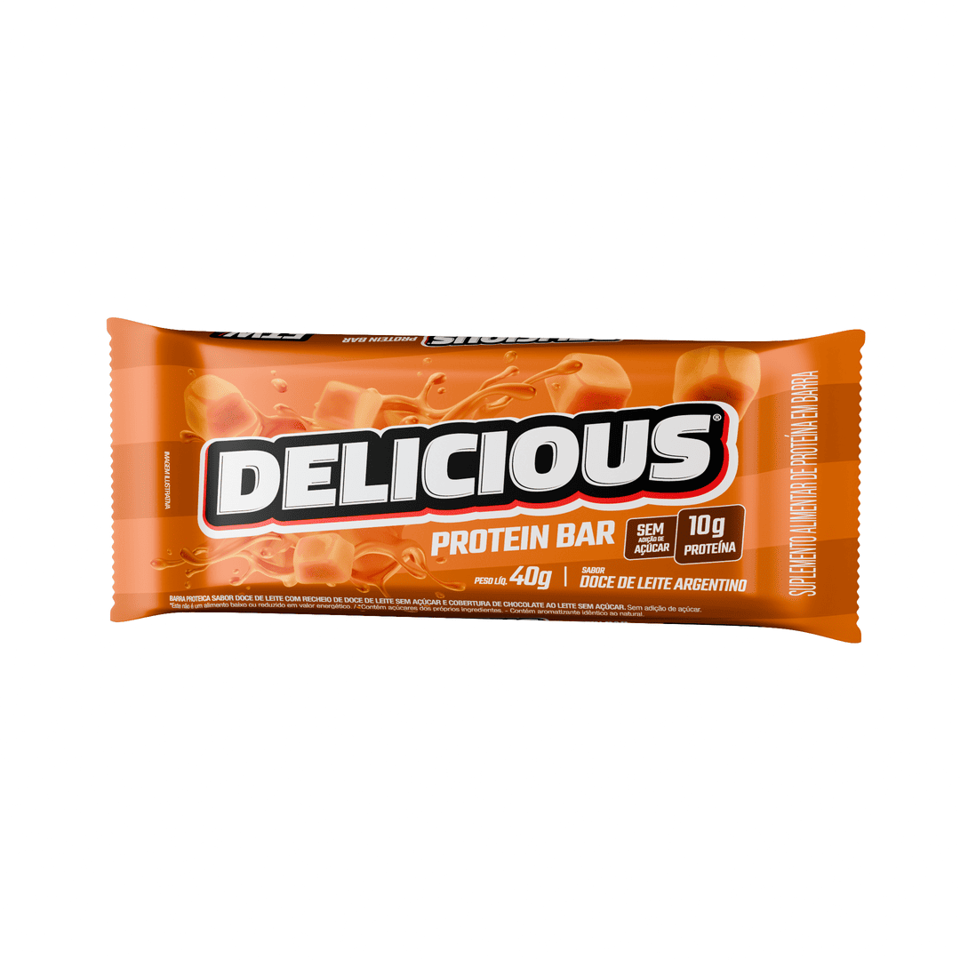 Barra de Proteína Delicious Doce de Leite Argentino 40g - FTW