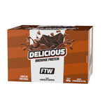 Delicious Brownie Protein Caixa com 12 Unidades 480g Sabor Chocolate Supreme - FTW