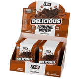 Delicious Brownie Protein Caixa com 12 Unidades 480g Sabor Chocolate Supreme - FTW