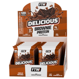 Delicious Brownie Protein Caixa com 12 Unidades 480g Sabor Chocolate Supreme - FTW