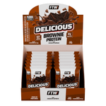 Delicious Brownie Protein Caixa com 12 Unidades 480g Sabor Chocolate Supreme - FTW