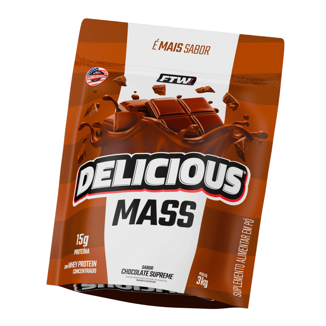Hipercalórico Delicious MASS 3 Kg - FTW