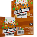 Delicious Protein Bar Caixa com 12 Unidades 480g - FTW