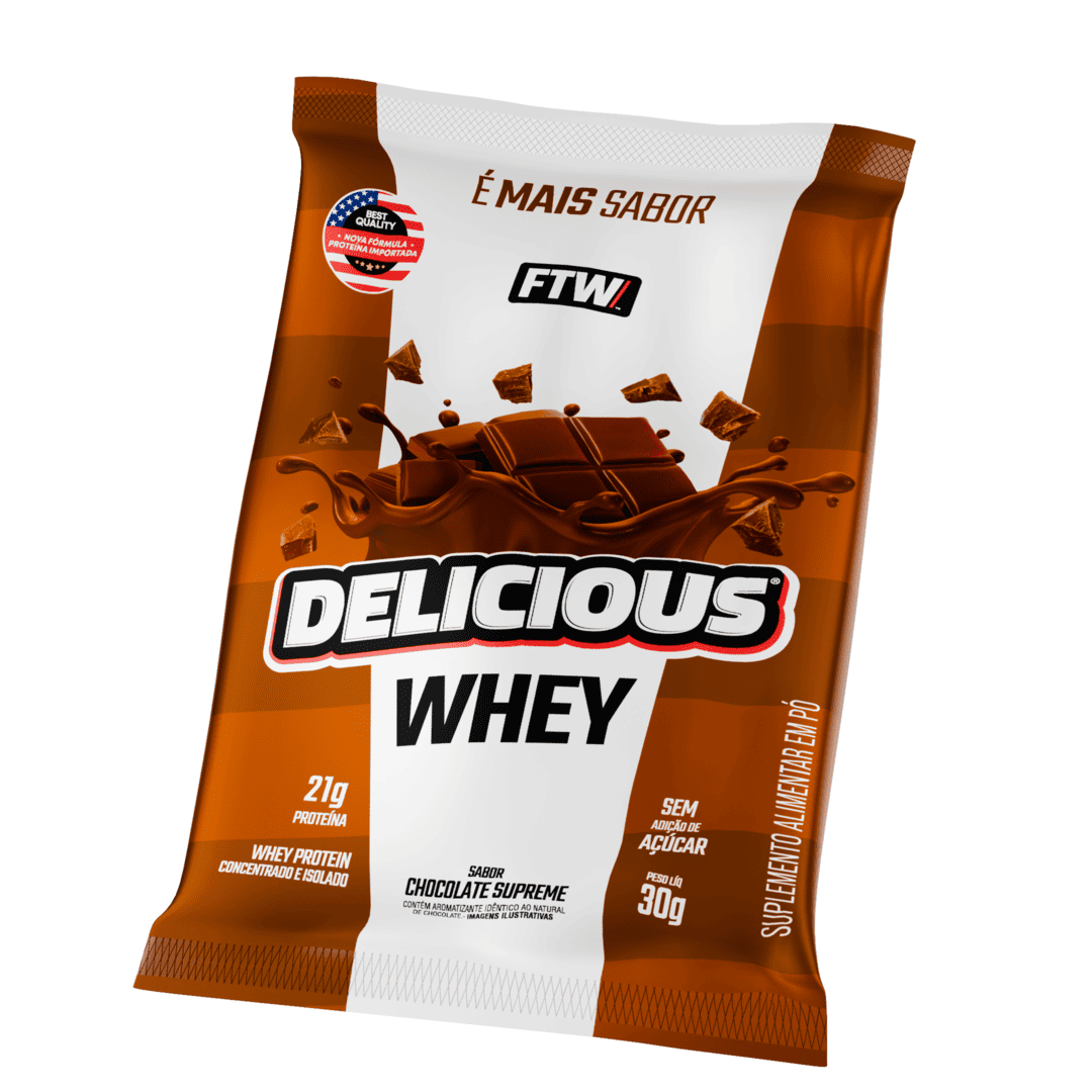 Whey Protein Delicious Sachê 30g Chocolate Supreme
